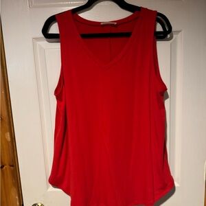 Zenana Outfitters Bold Red Sleeveless Tank